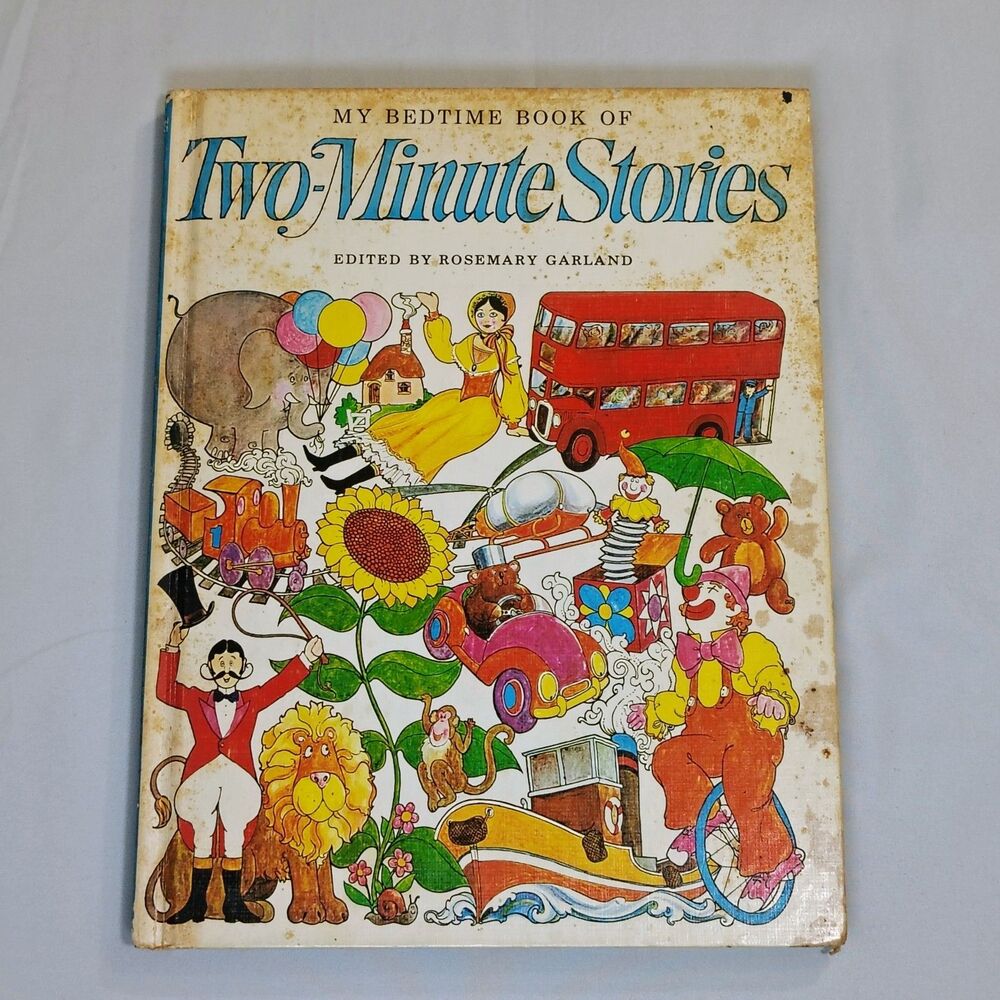 Vintage My Bedtime Book Of Two-Minute Stories 1984 Hardcover